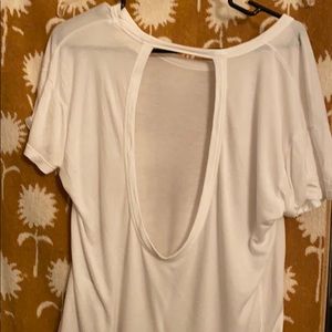 Zara open back tee shirt